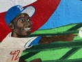 protecting a jackie robinson mural from uv rays
