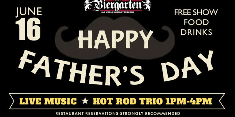 Happy Father’s Day at the BIERGARTEN with Live Music from HOT ROD TRIO promotional image