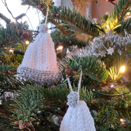 Christmas hat ornament for the Christmas tree