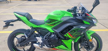 2024 KAWASAKI NINJA 650 ABS KRT EDITION motorcycle for rent near Houston, TX