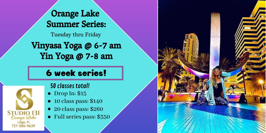 Orange Lake Summer Series: Vinyasa Yoga promotional image