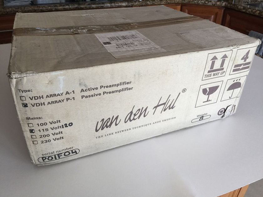 Van den Hul Array P1 Passive Preamp - In Original Box