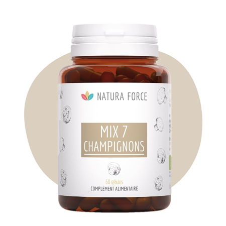 Mix 7 champignons bio en gélules