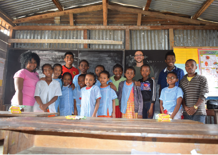 Schulklasse auf Madagaskar