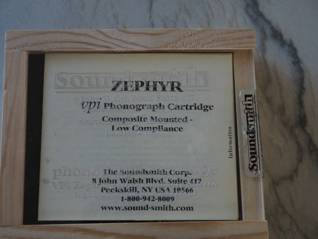 Soundsmith  VPI Zephyr Stereo Cartridge - New!