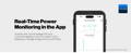 Real-Time power monitoring in the app.