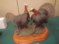 Dueling Turkeys Sculpture