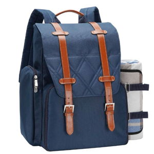 Picnic Backpack for 4- Navy