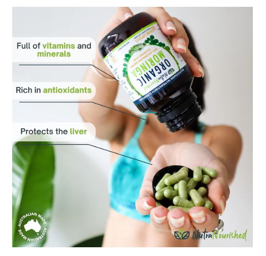 Moringa Leaf Capsules Organic - Image 3