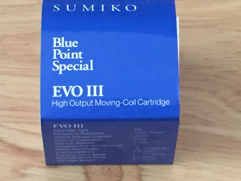 Sumiko  Blue Point Special EVO III HIGH OUTPUT MC CARTRIDGE