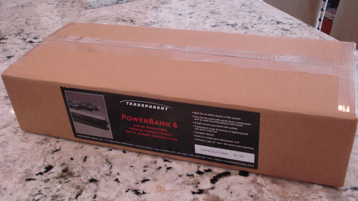 Transparent  PowerBank 6 Power Conditioner new