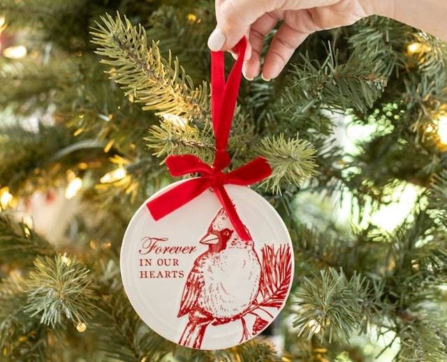 Raz Imports Wooden Sleigh With Winter Natural Arrangement and Pinecone Christmas Home Decor