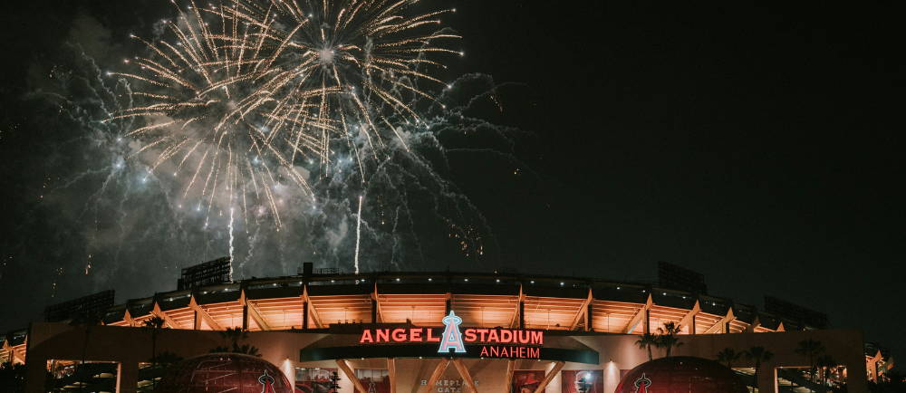 angel stadium in Anaheim, California