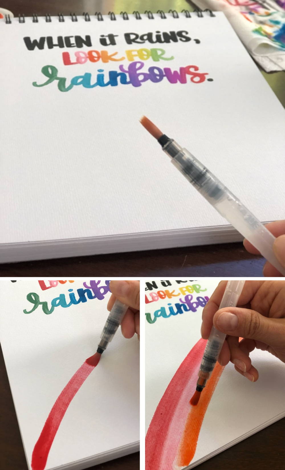 How to Watercolor with Water Brush Pens