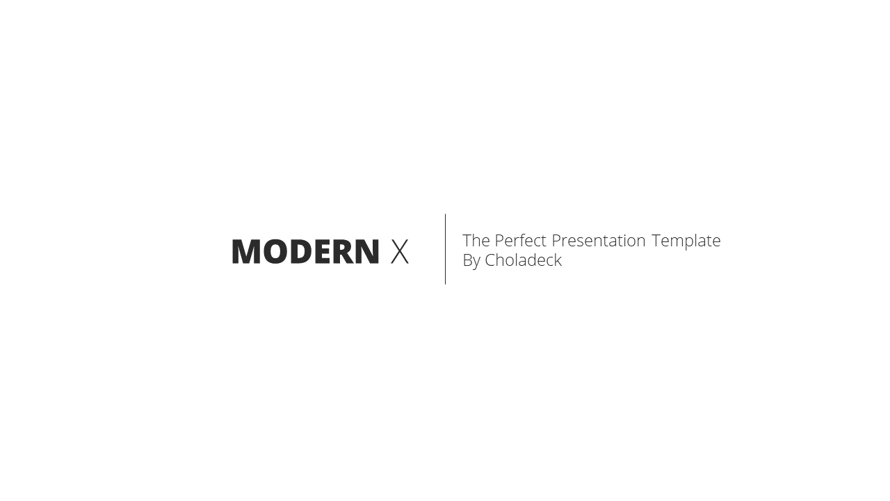 Modern X Consulting Firm Proposal Presentation Template Agenda