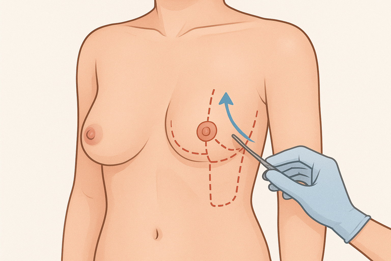 가슴 리프팅술 가슴 성형 수술 방법은 어떻게 진행될까?