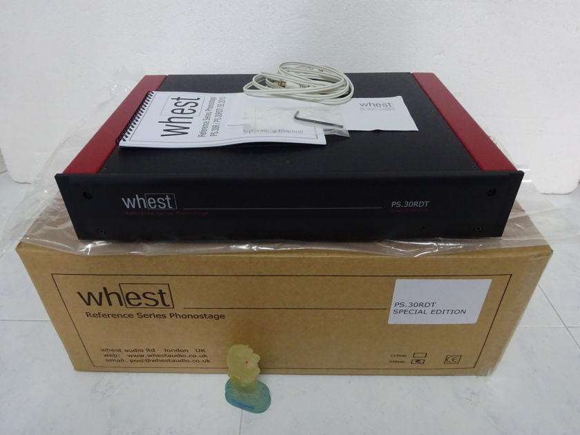 Whest Audio PS.30RDT SE Phonostage with Premium Red Chassis - Free Shipping (230v@50/60Hz)