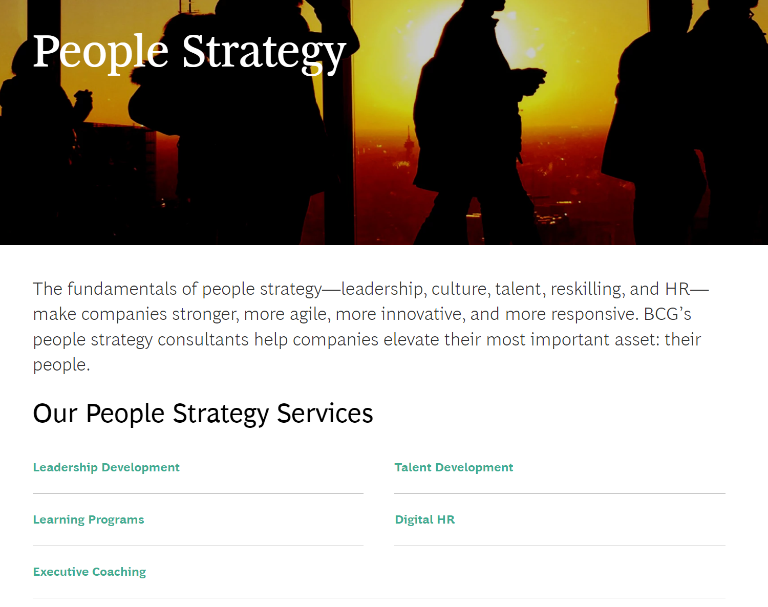 Boston Consulting Group product / service