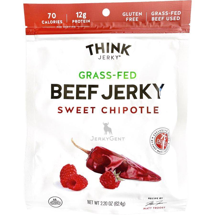 Think Jerky Sweet Chipotle Grass-Fed Beef Jerky