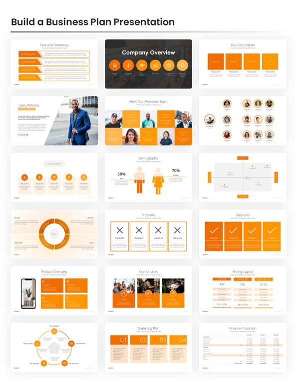 business plan powerpoint presentation template, corporate presentation template