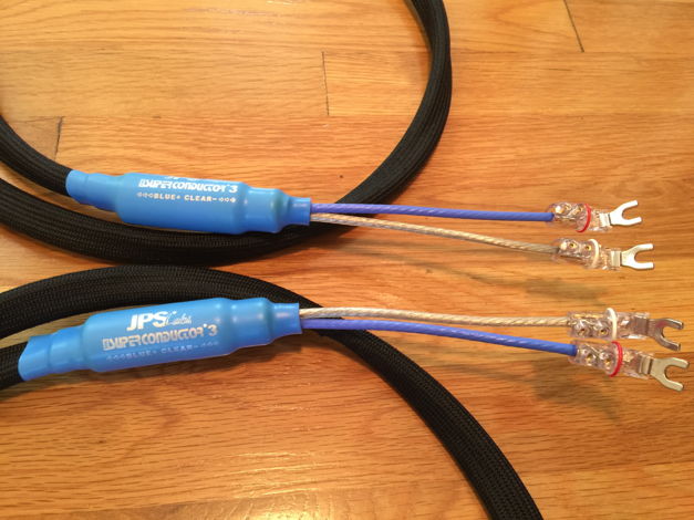 JPS Labs Superconductor 3 Speaker Cables, 6 ft Length (...