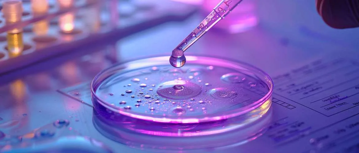 Research experiment on lung surfactant, symbolizing innovation and hope.