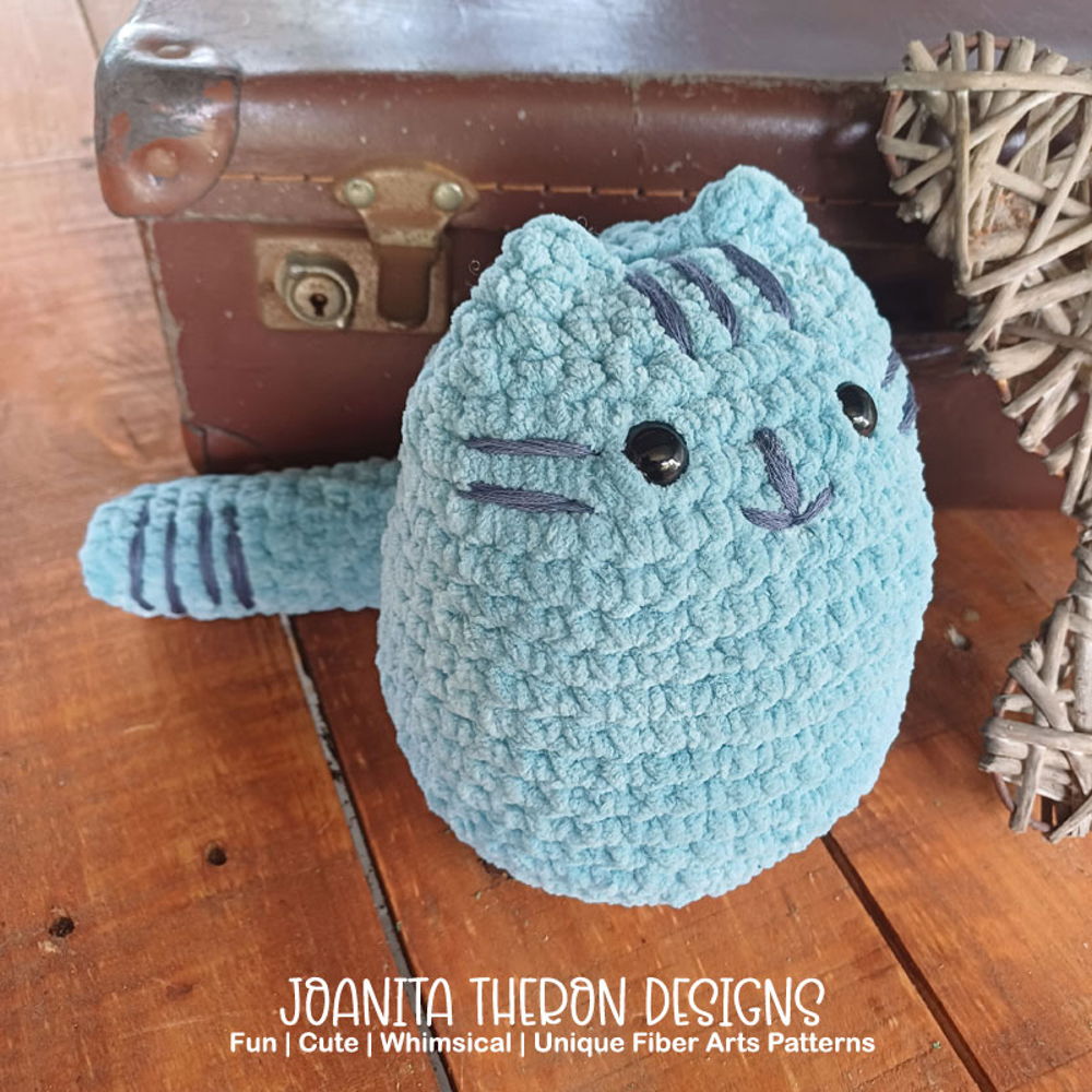 Velvet Plush Crochet Kitty
