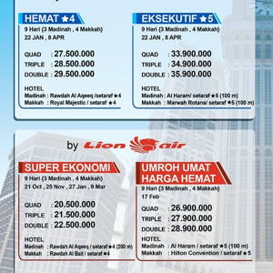 Mabruro Tour & Travel: PROMO Umroh Paket SUPER EKONOMI, HEMAT, & LIBURAN Mulai 20.5Jt! sampai 03/09/2020