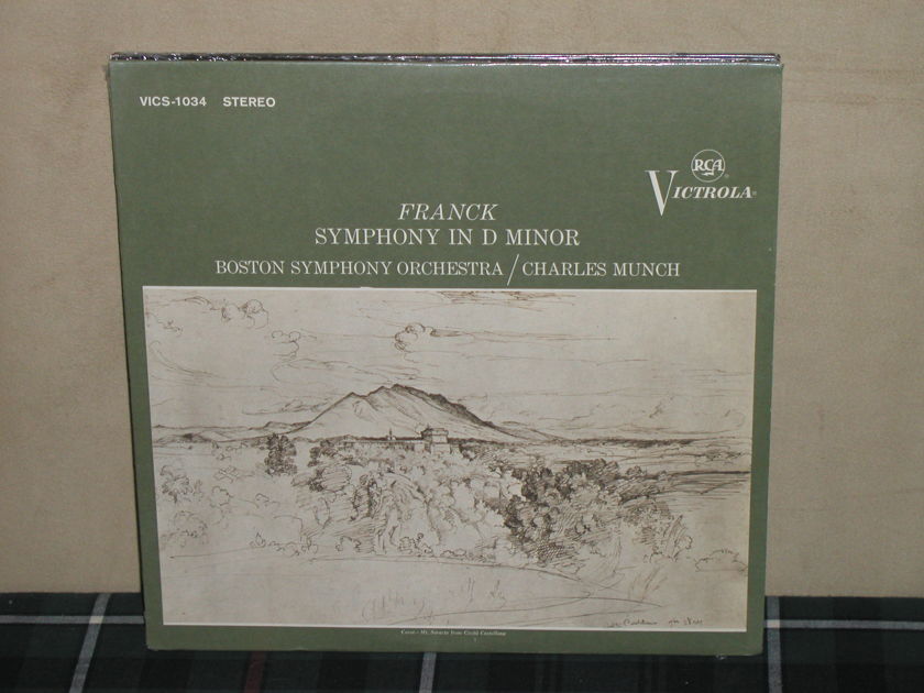 Munch/BSO - Franck Sym. in Dm SEALED RCA Victrola VICS-1034