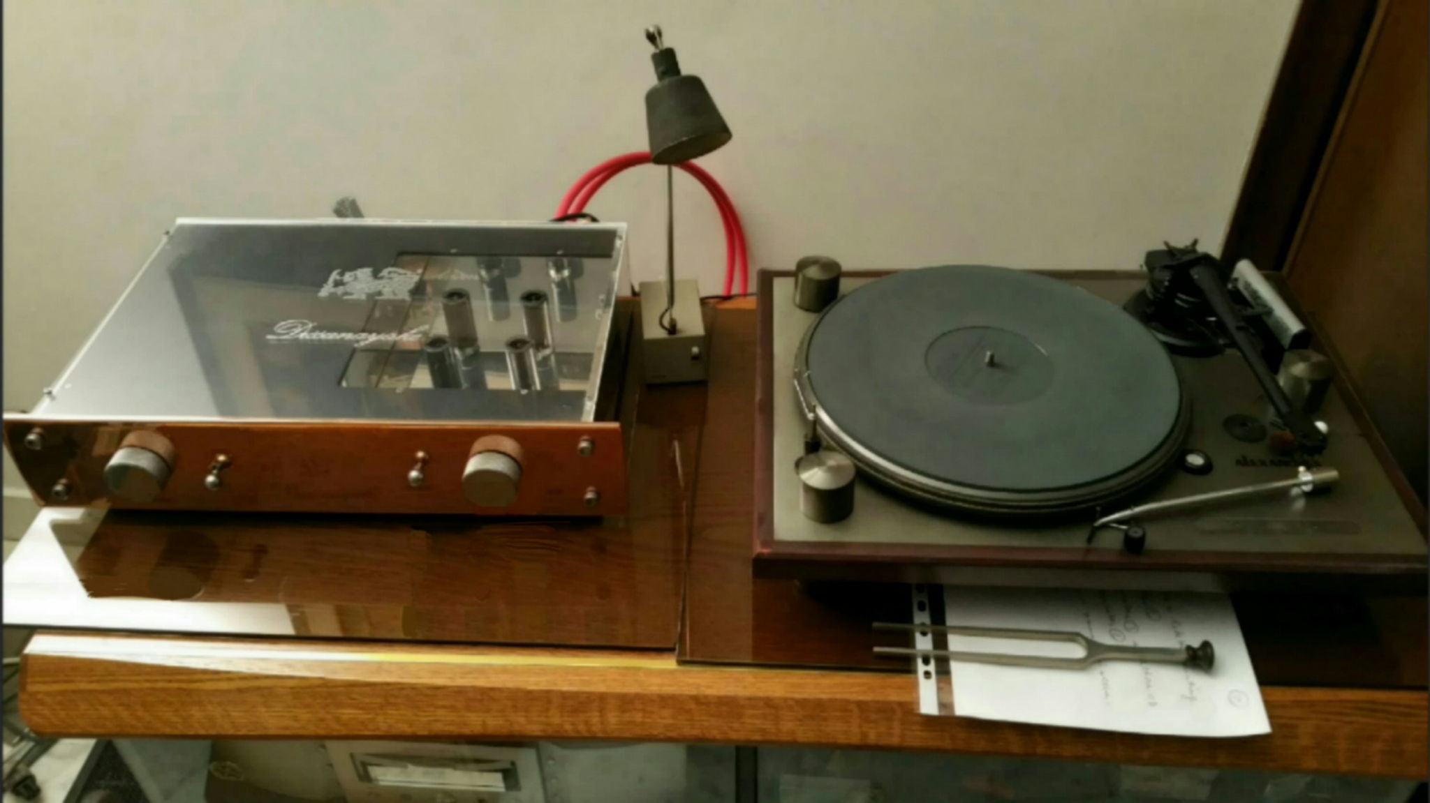 preamplifier & turntable