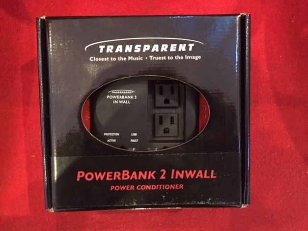 Transparent Audio PowerBank 2 Inwall Brand New, In Box