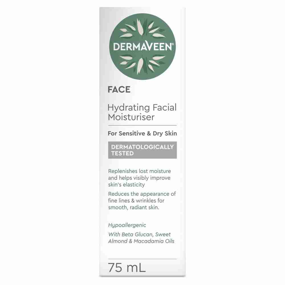DermaVeen Hydrating Facial Moisturiser 75mL - Image 3