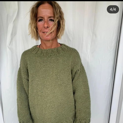 Breipatroon: Oversized, eenvoudige trui