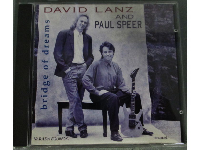 DAVID LANZ & PAUL SPEER (JAZZ CD) - BRIDGE OF DREAMS (1993) NARADA EQUINOX ND-63024