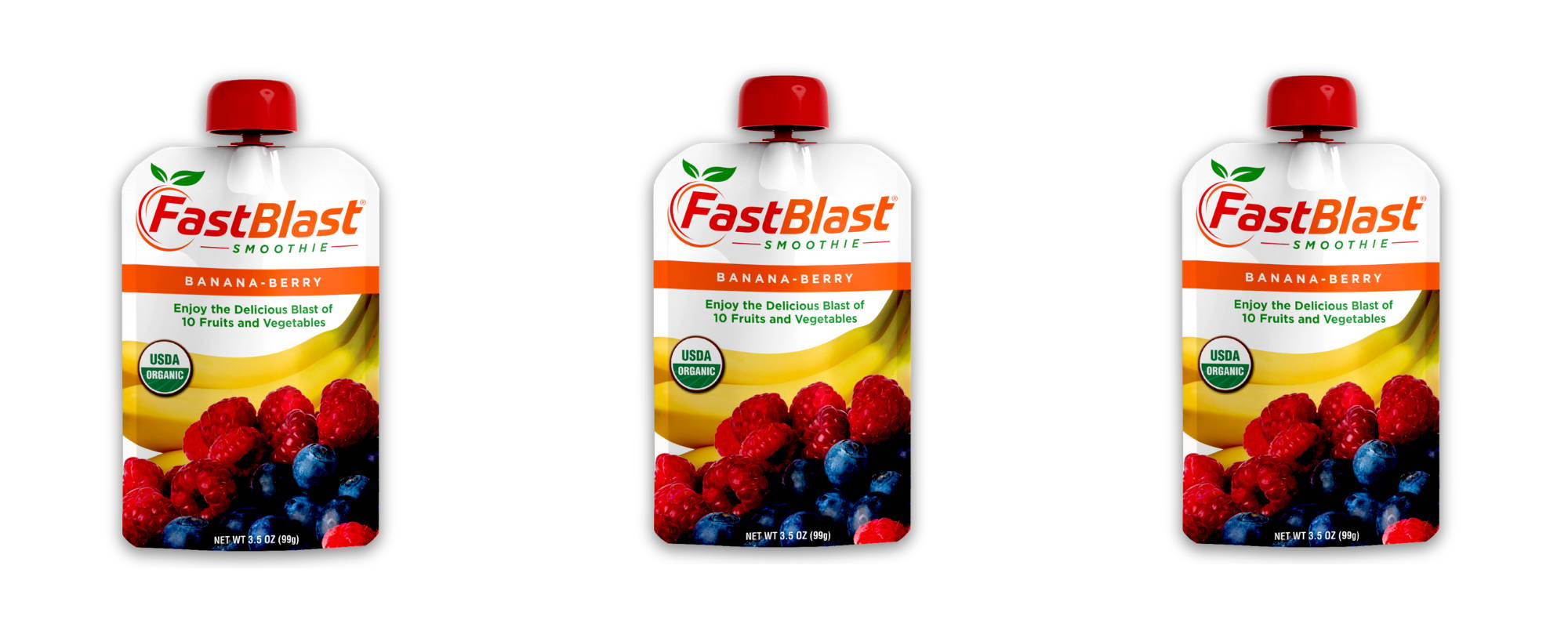 fastblast banana-berry smoothies