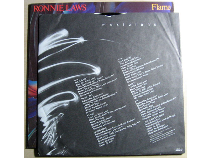 Ronnie Laws - Flame - 1978 United Artists Records UA-LA881-H