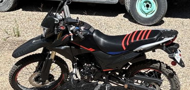 2025 CLJM HAWK 250 DLX EFI motorcycle for rent near Saguache, CO