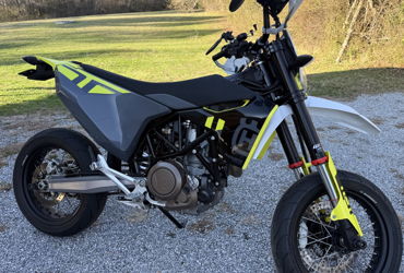2023 HUSQVARNA 701 SUPERMOTO motorcycle for rent near Flat Rock, NC