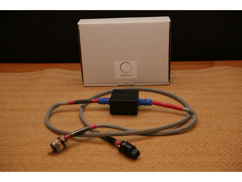 Silver Circle Audio Vesuvius dcB Power Cord with Heat-Sinked Box