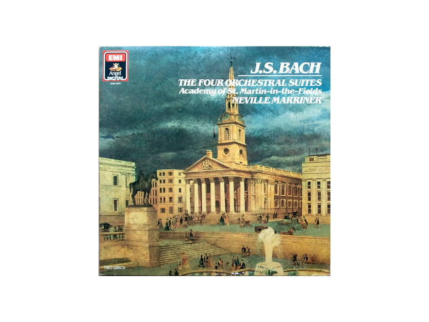 EMI Digital/Marriner/Bach - The Four Orchestral Suites / 2-LP set / German Pressings / EX