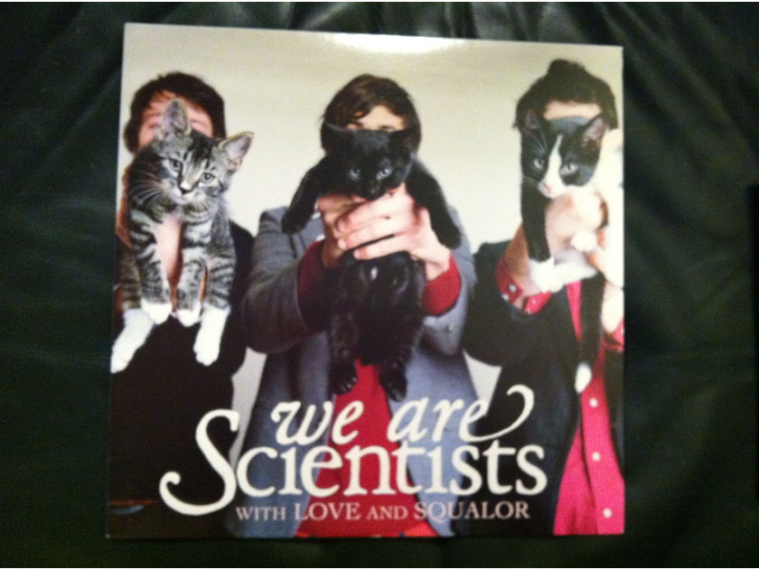 We Are Scientists - With Love And Squalor Virgin Records Ultra Rare Vinyl!
