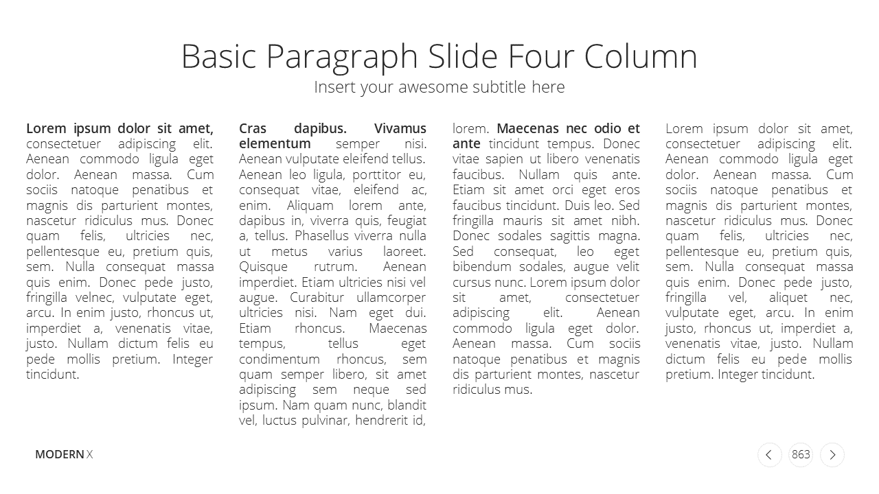 Modern X Consulting Firm Proposal Presentation Template Agenda