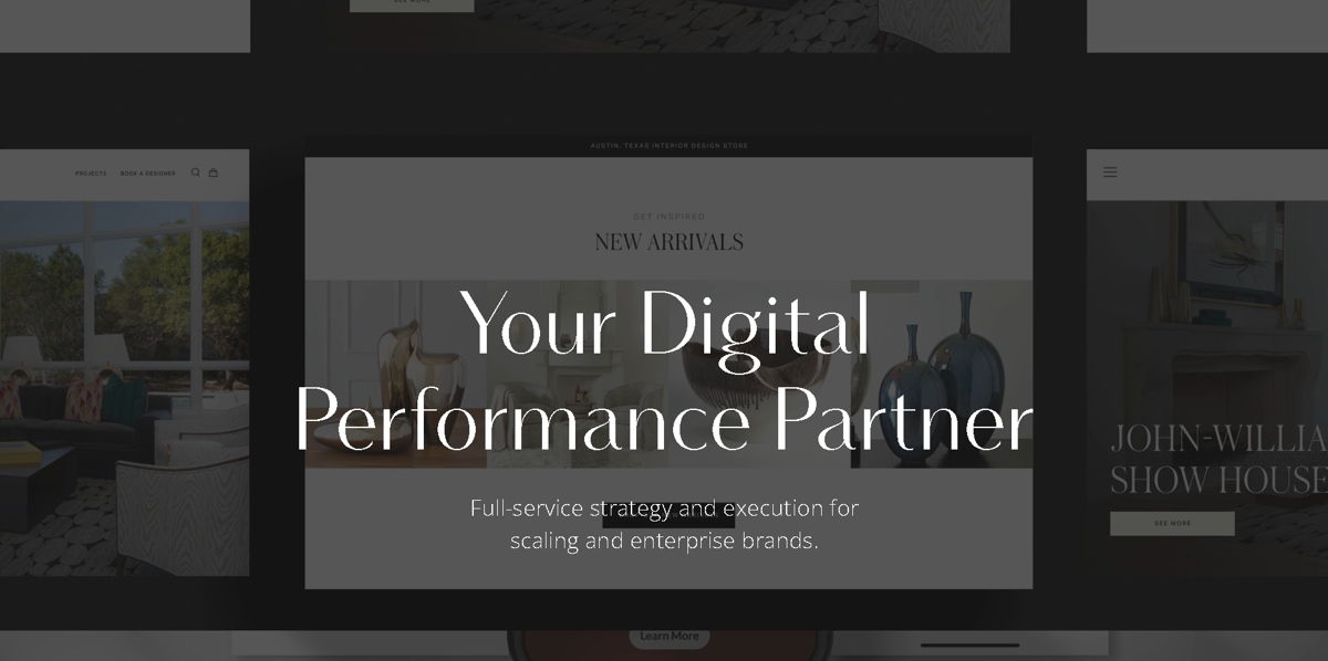 Screenshot of Vallure Agency, from the advertising & marketing agency websites collection.