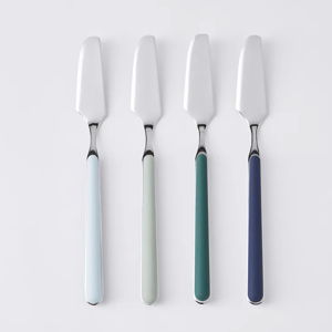 Mepra Italian Flatware, Fantasia Butter Spreaders, Set of 4