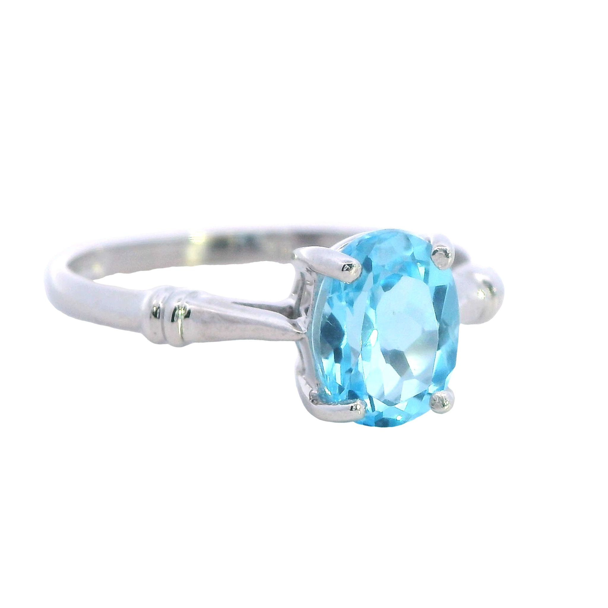 Celestial Light Blue Topaz Ring
