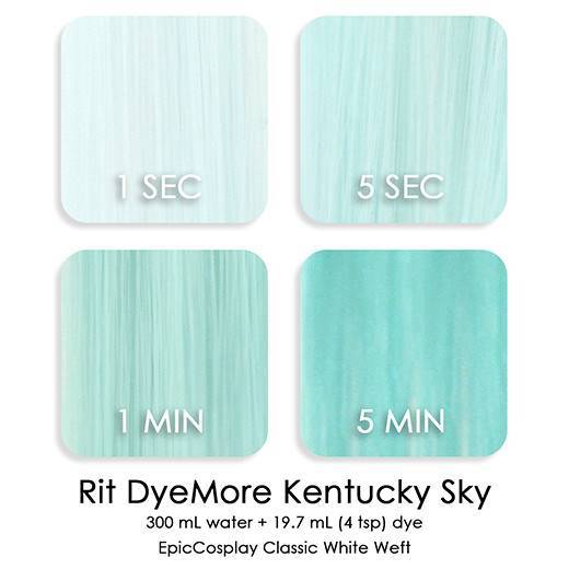 How To StoveTop Dye Synthetic Wig Ombré Colour?? W Rit Dye Kentucky Sky/  Sapphire Blue/ Royal Purple 