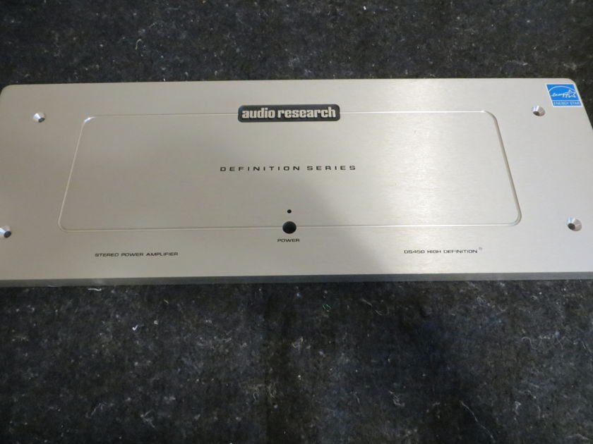Audio Research DS-450 Sliver Face plate