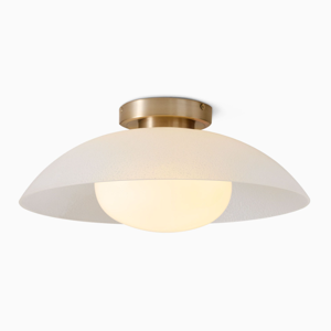 Bezel Glass Flush Mount (16")