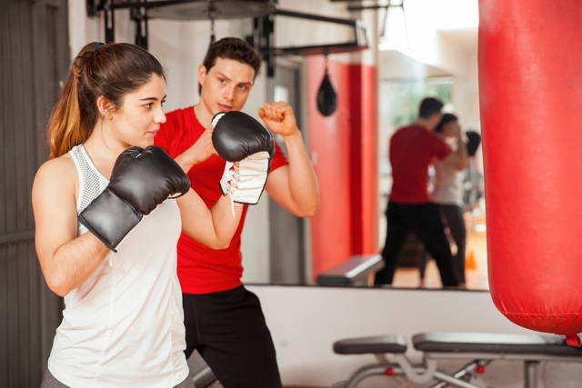  High-intensity boxing training, 25 min
