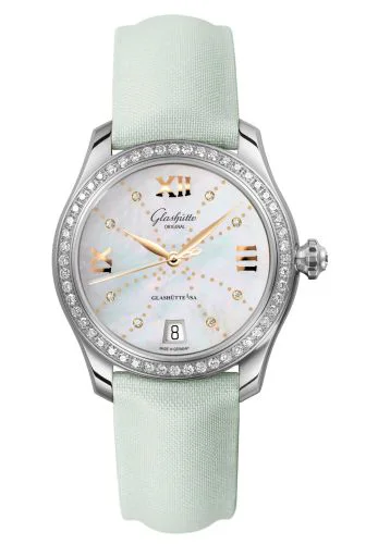 Lady Serenade Stainless Steel / MOP - Index Line / Satin - Pin